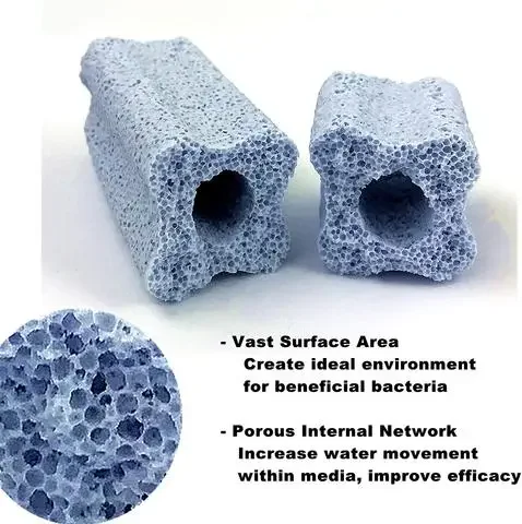 Reefing Art Ceramic Bio Filter Media Vast Surface Area or Aquarium Sump Canister