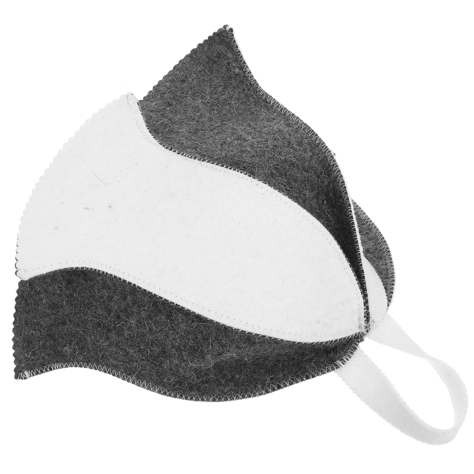 

Sauna Hat Lightweight Comfortable Adjustable Wool Mixture Spa Bath Shower Accessories for Men Women Portable Breathable Smooth