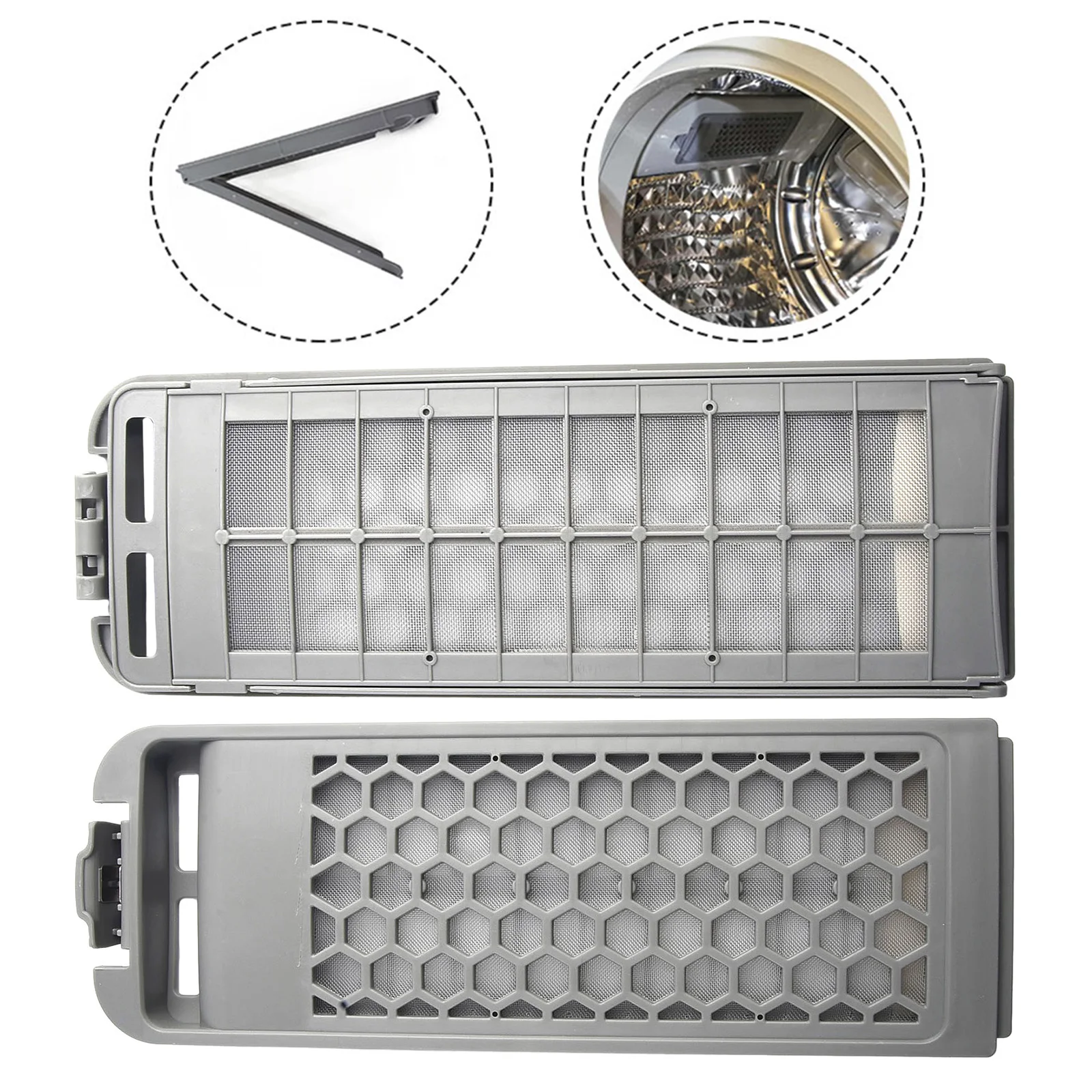 

Washing Machine Filter Box Washing Machine Accessories For-Samsung Washing Machines Filter Box Mesh Bag 24.4x8.6cm Replace Parts