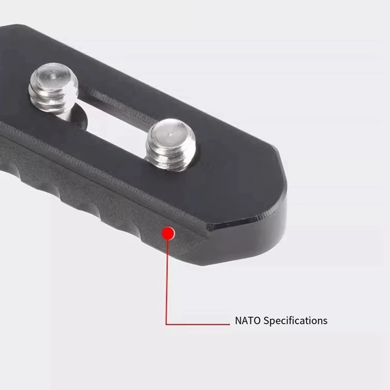 For Nato Slider 4.9Cm Universal Camera Rabbit Cage Slide Slot Carrying Handle Quick Release Nato Camera Rail Slider Easy To Use