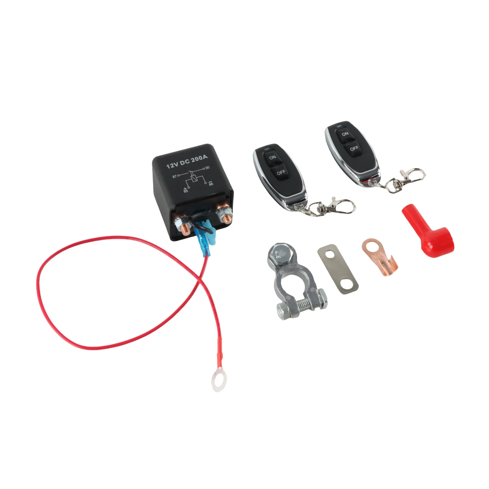 

Беспроводной выключатель аккумулятора для всех транспортных средств 12 В, 200 А, дистанционное выключение Master Kill