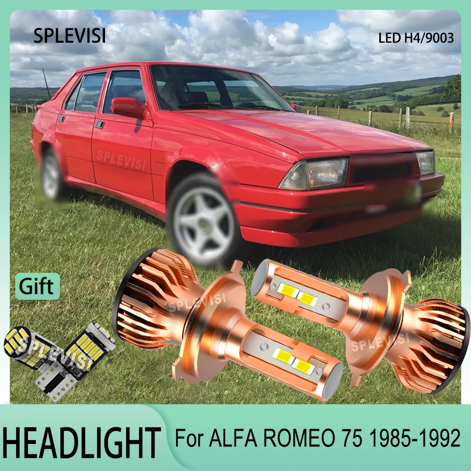 

Stable Lighting Improved Night Lighting Performance H4 LED HEADLIGHT For ALFA ROMEO 75 1985 1986 1987 1988 1989 1990 1991 1992