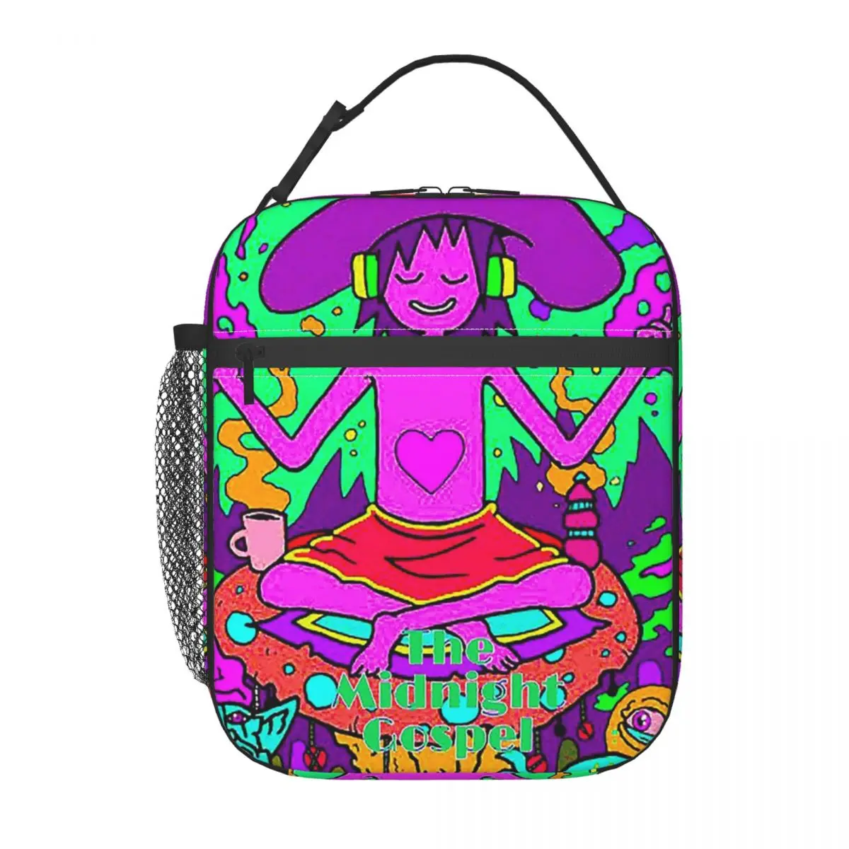 Midnight Gospel Artwork Insulated Lunch Bag for Women Kids Portable Food Boxes Thermal Lunch Box Tote
