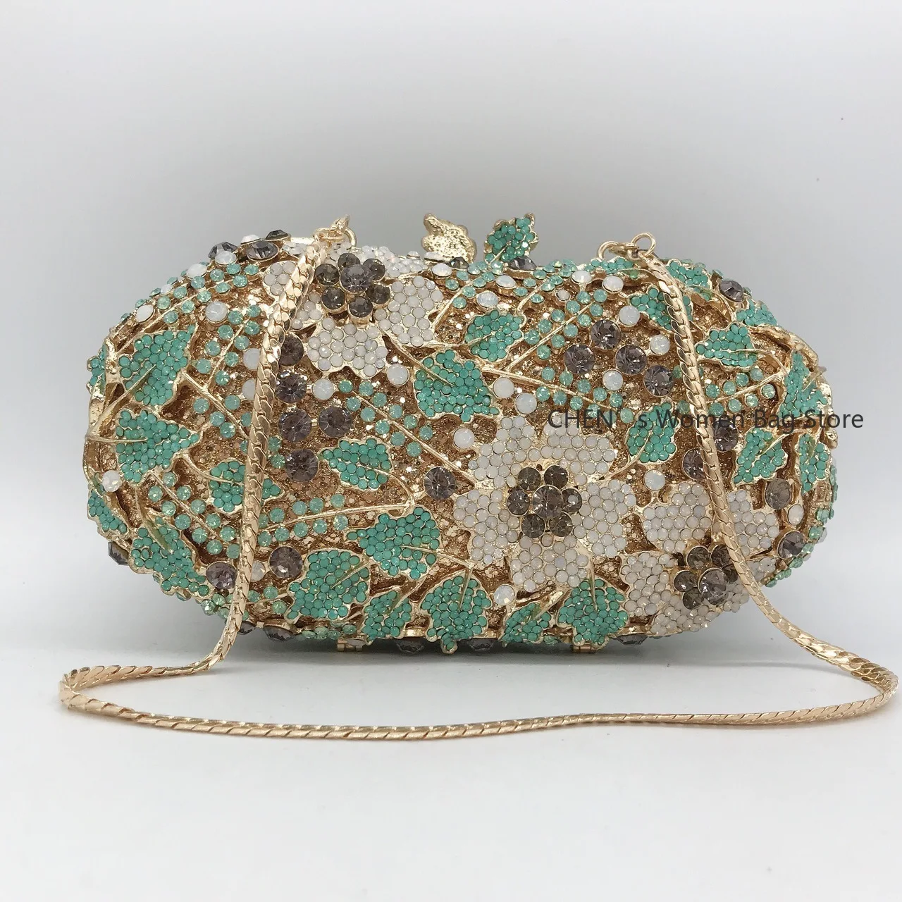 

Classic Women Rhinestone Evening Bag Design Crystal Banquet Handbag Luxury Wedding Bride Clutch Purse Unique Diamond Clutches