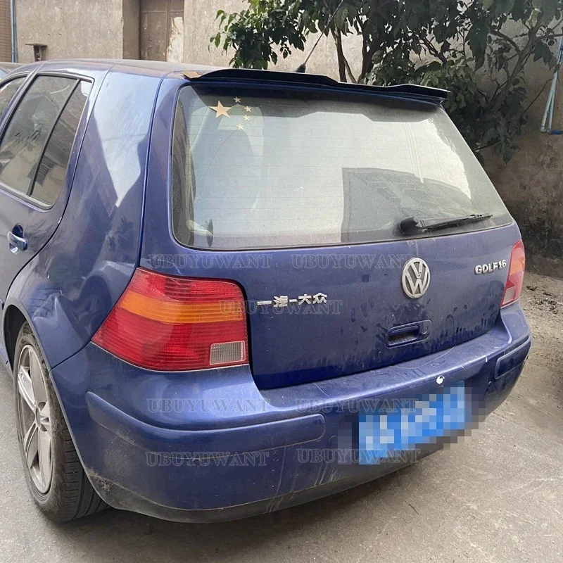 For 99-06 VW Golf 4 MK4 R32 BORA Hatchback Wholesale ABS Rear Trunk Lid Car Spoiler Ducktail Lip Wings view 4