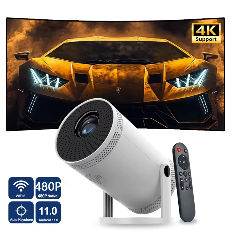 2025 suporte hdmi 100ansi fy300 projetor 4k nativo 480p duplo wifi6 bt5.0 cinema ao ar livre projetor portátil atualizado novo