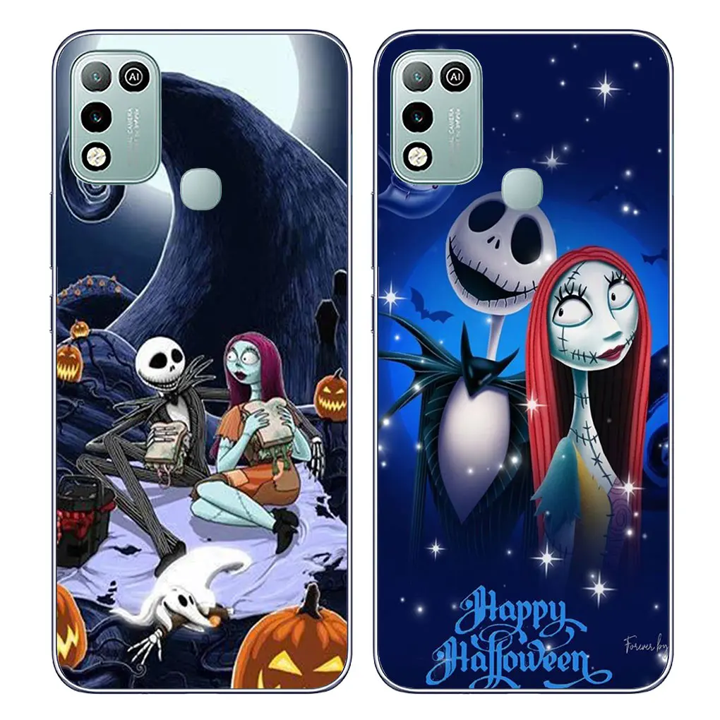 Christmas Halloween Jack Skellington for Motorola Moto Edge 40 50 Pro 30 Ultra neo 20 One Fusion G200 E22 E40 E30 E22I Case