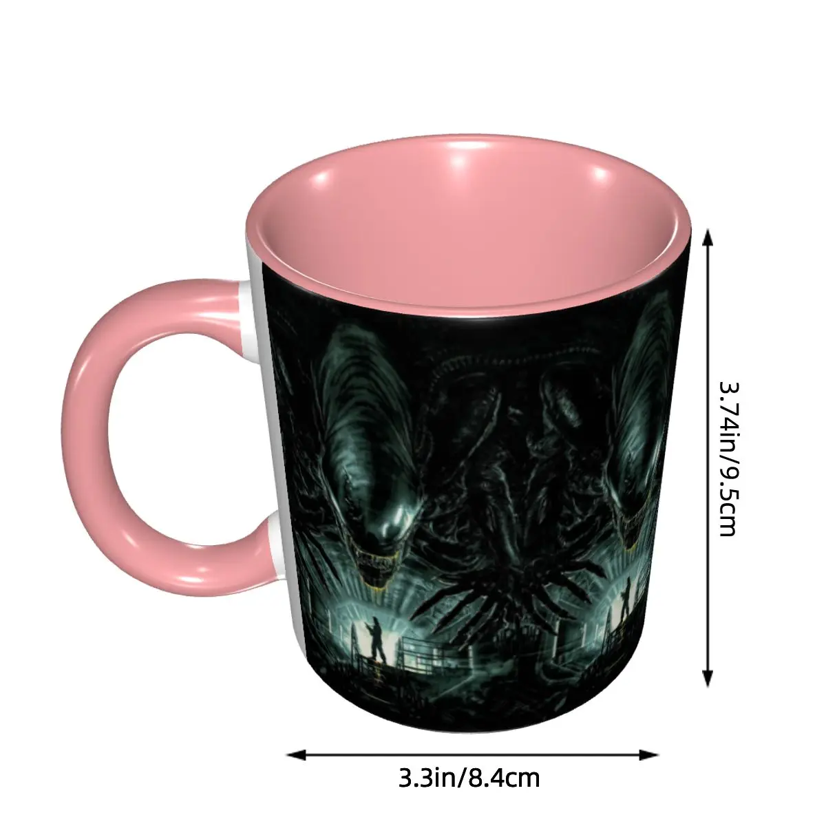 Alien Vs Predator Horror Science Fiction Comics Mug Funny Ceramic Coffee Cups Tea Mugs Milk Cup Drinkware Gifts for Woman Man