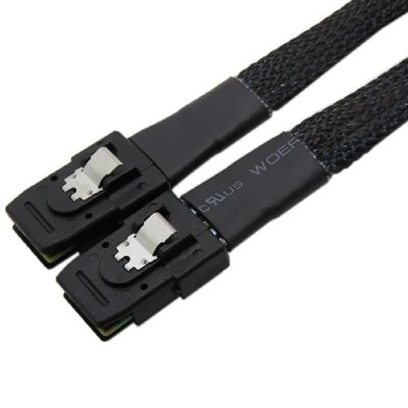 2Pcs Mini SAS 36Pin SFF-8087 To 36Pin SFF-8087 SAS Data Internal Server Cable 50cm