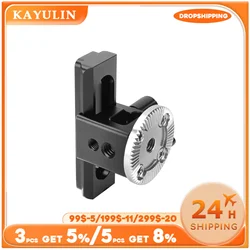 Kayulin 15 mm Stangenklemme mit M6 Rosettenhalterung im ARRI-Stil mit NATO-Schiene für DSLR-Kamerakäfig-Handgriff für Fotostudio