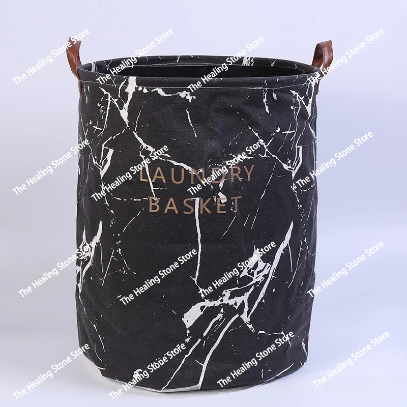 

Art sundries storage bucket Foldable waterproof dirty laundry basket Home finishing cotton and linen storage bucket