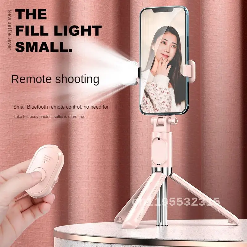 Neue Handy Selfie Stick Stativ Selfie Artefakt Live-Halterung Bluetooth Teleskop integrierte Handy-Halterung