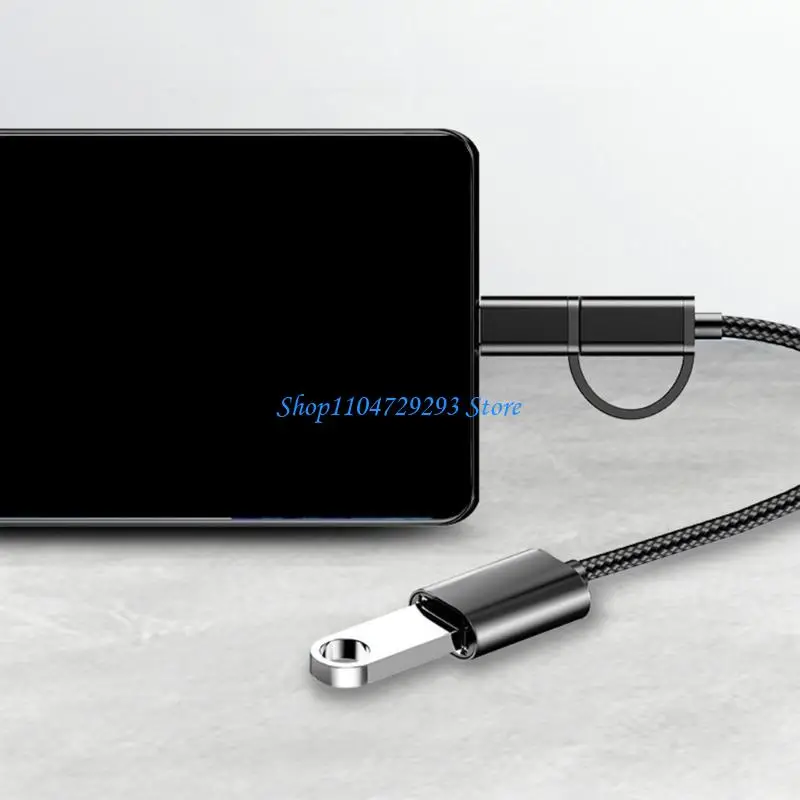 Y2GD Universal OTG -Kabel unterstützt kleine USB- und Typ -C -Verbindung für Telefone Tablets