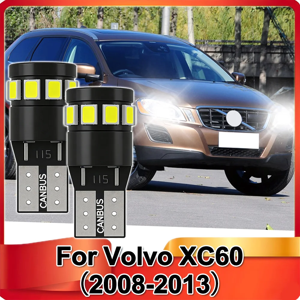 2pcs LED Clearance Light Parking Lamp Bulb W5W T10 194 2825 Canbus For Volvo XC60 2008-2013