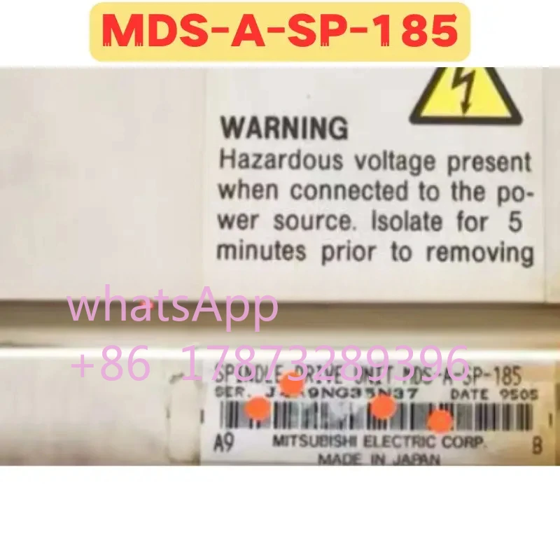Servoazionamento usato MDS-A-SP-185 MDS A SP 185 Funzione normale Testata OK