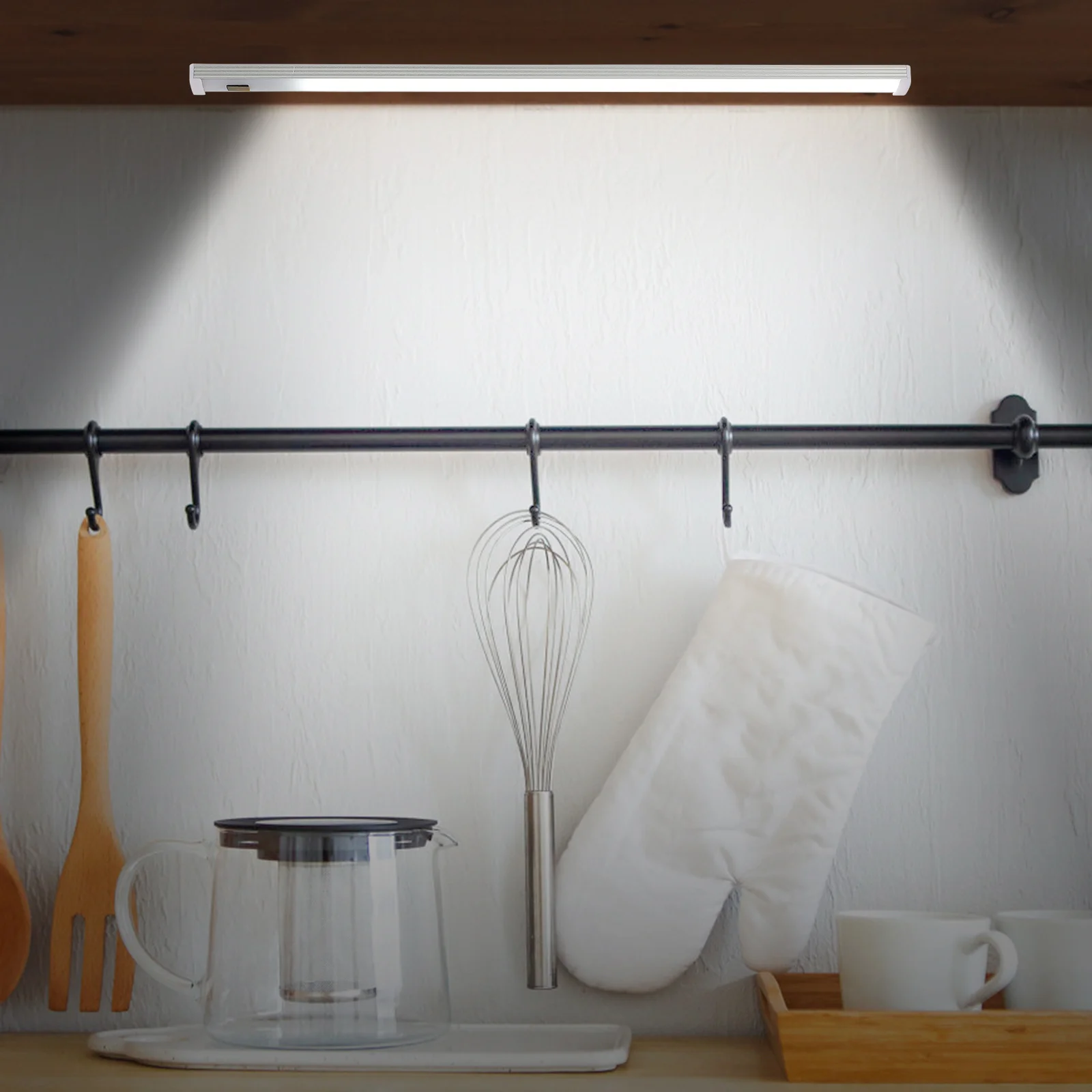 

2pcs Induction Light Strip Led Closet Lights For Cabinet Bathroom Bedroom Wardrobe Stairway Pathway Motion Sensor Light