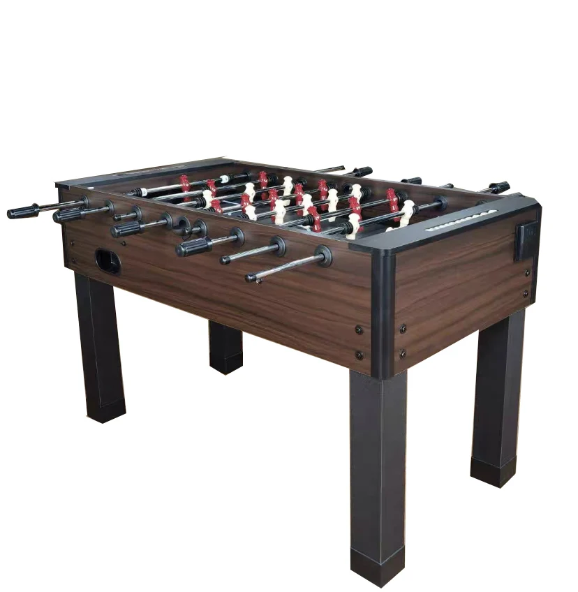 

Black Texture Standard Size Football Soccer Table Game with Cup Holder Indoor Entertainment