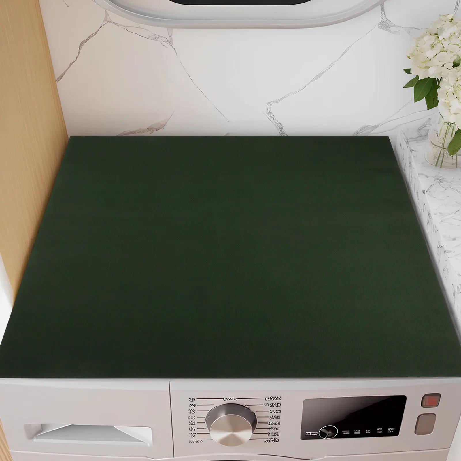 Washing Machine Cover Mat Protective Topper Front Load Washer Dryer Top Protector Mat Laundry Room Appliance Cover