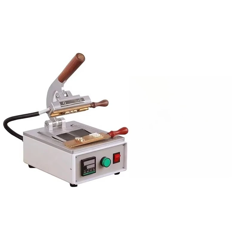 آلة البرنز النسبي مع لوحة العمل النقش اليدوي آلة البرنز الأحذية / PVC / الجلود #3