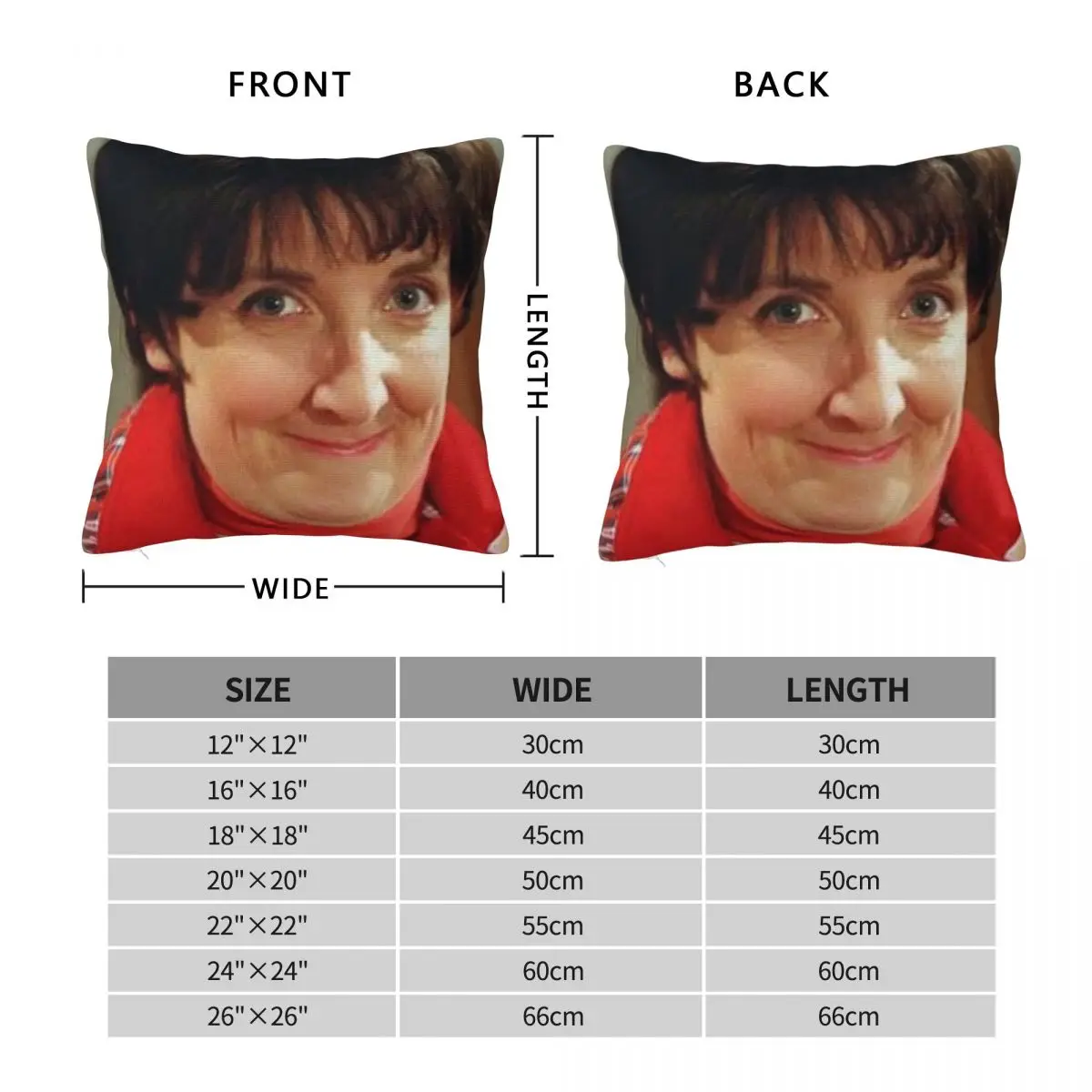 Corrie Legends Hayley Cropper Pillowcase Polyester Linen Velvet Pattern Zip Decorative Sofa Seater Cushion Cover