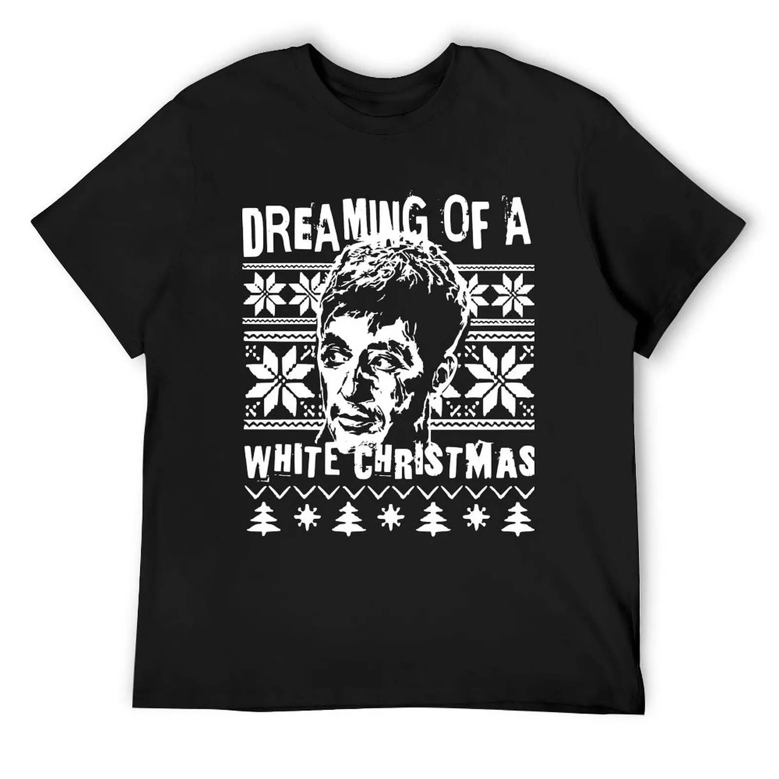 

Scarface Christmas Sweater print T-Shirt oversized vintage funny costumes mens tall t shirts