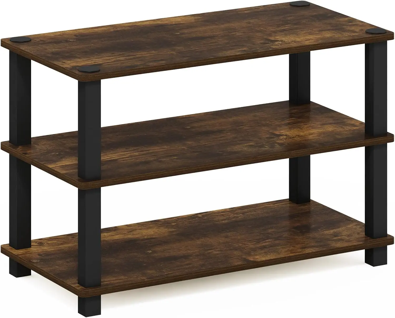 

Turn-S-Tube 3-Tier Shoe Rack, Amber Pine/Black