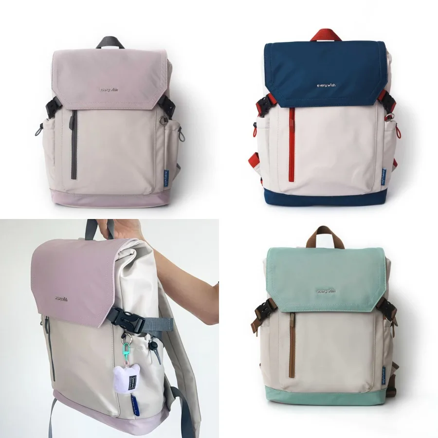 

【New style】New casual shoulder bag college style commuting computer bag travel waterproof backpack fashion personality college