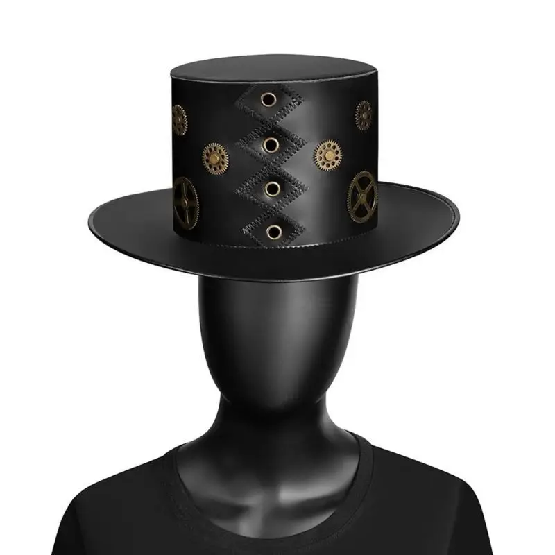 652F Steampunk Hat Hatquerade Hat Steampunk Top Hat Gay Top Hat Bowlertop Hat