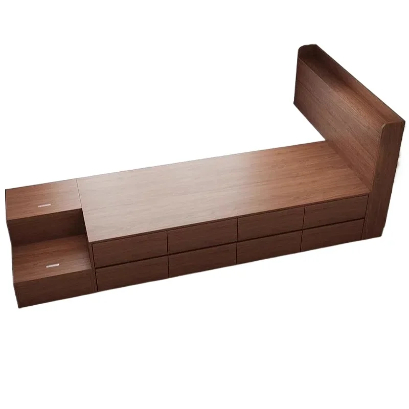 bay window renovation bed box splicing tatami storage bed storage small apartment space window sill extension connecting bed