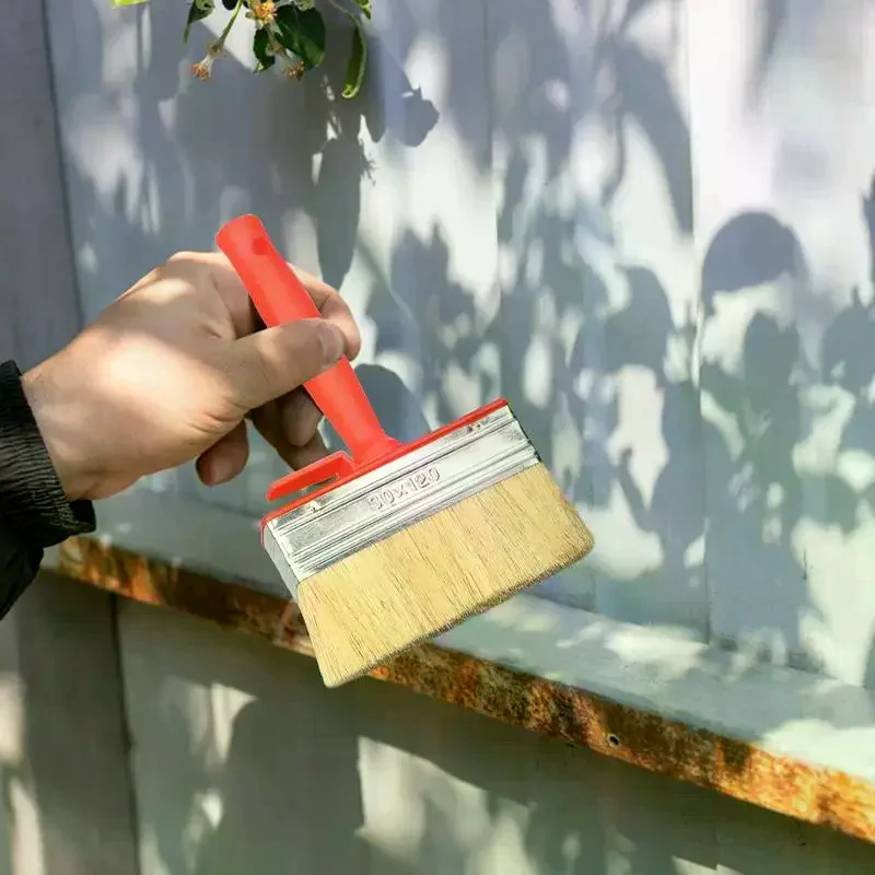 

Smooth Flat Head Paint Brush For Painting Walls Labor Saving Hand Tools Limewash Brush