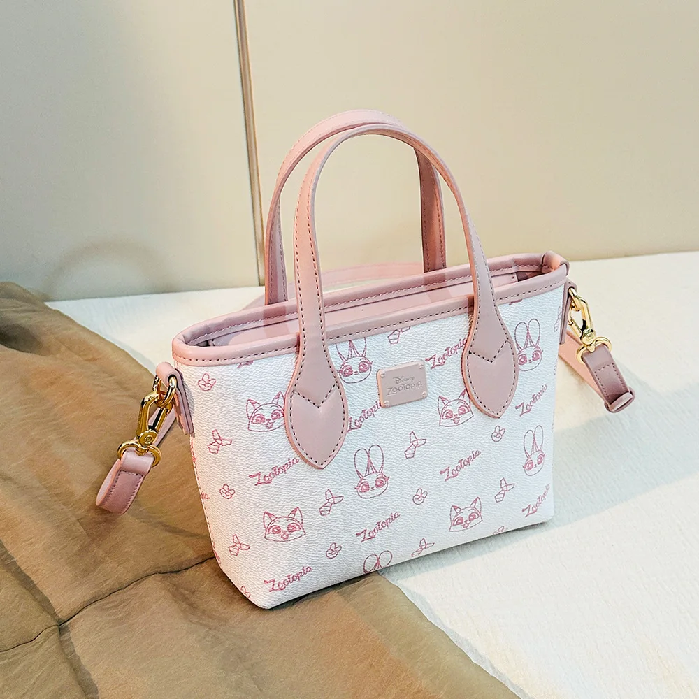 

Оригинальные сумки и кошельки Disney, сумка-корзина Judy Nick Genuine Joint Vegetable Basket Bag, женская сумка через плечо с забавным принтом