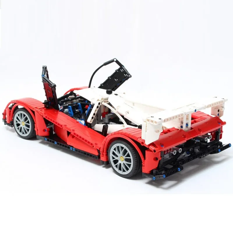 MOC-3092 voiture de sport modèle de voiture de course blocs de construction brique assemblée enfants garçons jouets bricolage anniversaire cadeaux de noël