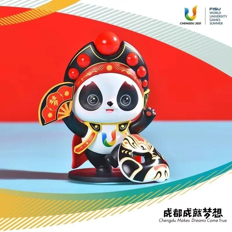 Chengdu Universiade Sichuan Opera Face Changing Rongbao Figurine Ornament Collectible Decoration Birthday Gift Men Women Kids