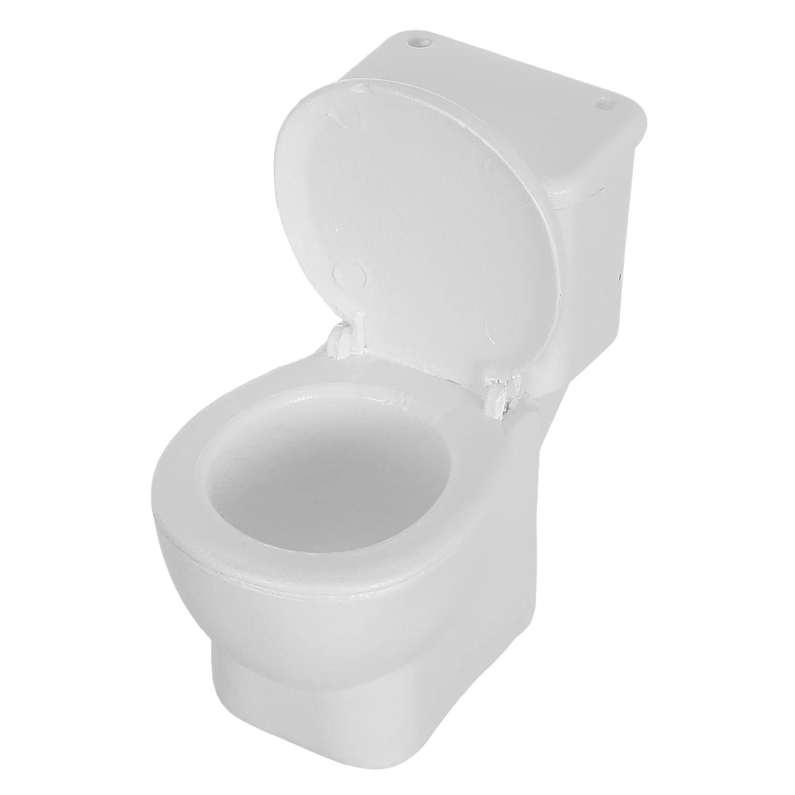 

Creative Resin Toilet naments Mini Commode Figurines Simulation Commode for Houses Miniature Gardens Room