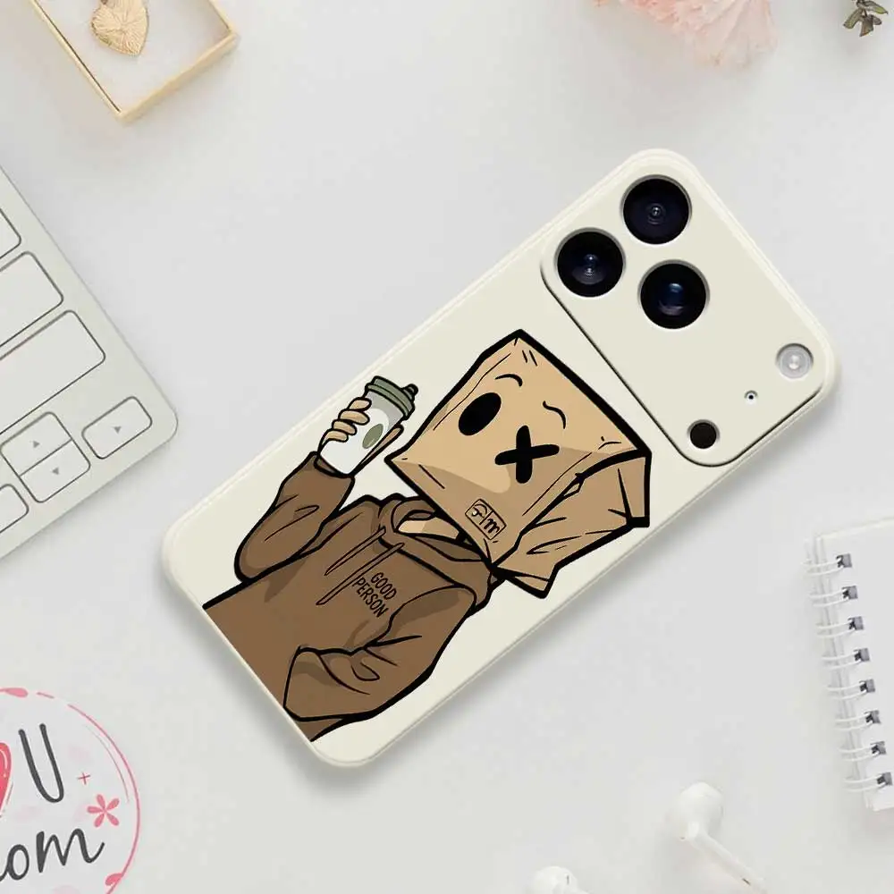 Character Trendy Cool Phone Case For iPhone 17 Pro Max 17 Air 16 15 14 Plus 13 12 11 Pro Max XS Max 7 8 Plus 16E Silicone Cover