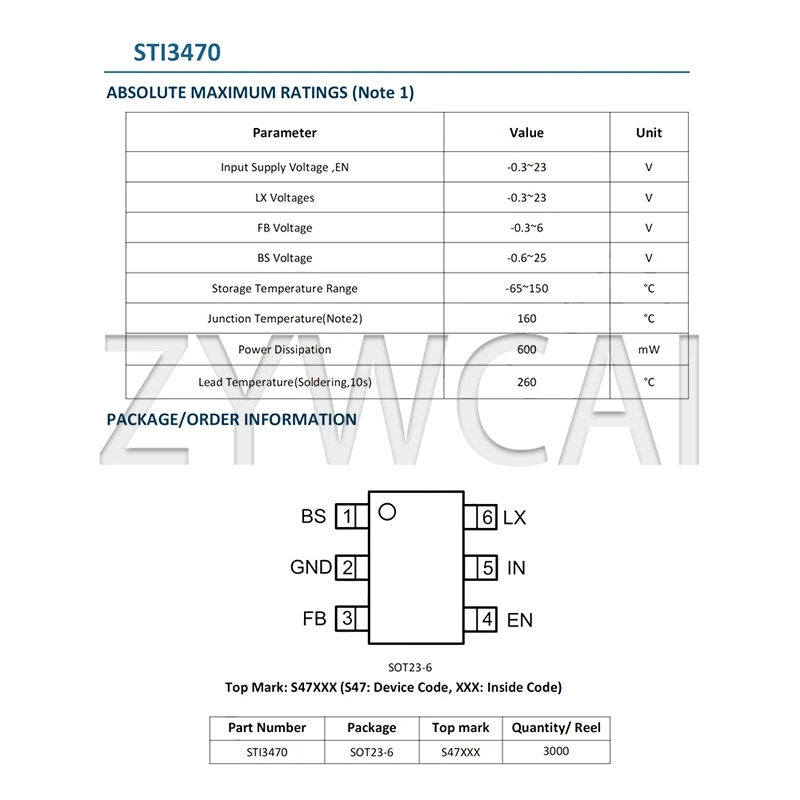 Conversor buck-boost MT3608 STI3411 S20 STI3508 S35 STI3472 S42 STI3470 S47 STI3411A S15B STI3410 S15 STI3406 S10A STI3408B S10B