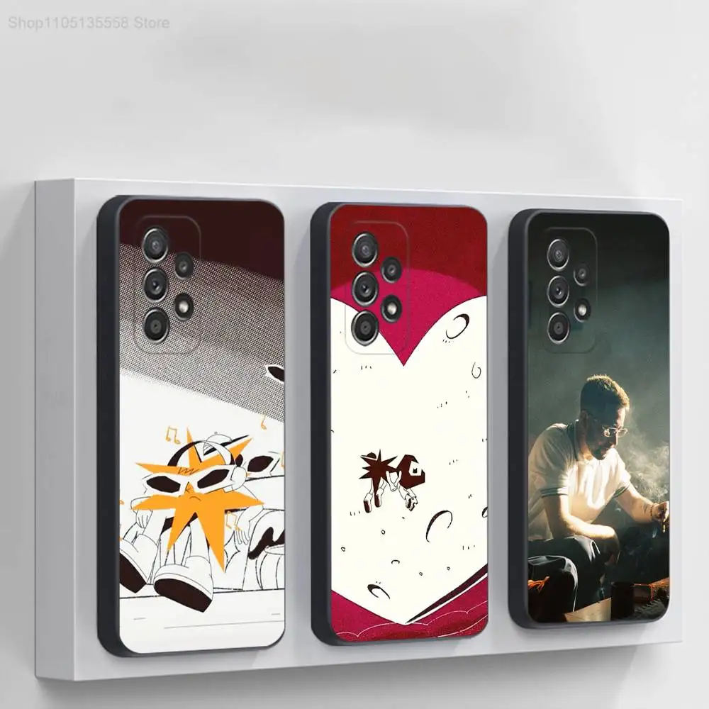 

Singer M-Mora ESTRELLA Phone Case For Samsung S 25,24,23,22,30,21,10,9,Ultra,Plus,Lite,FE,4,5G Black Soft Case