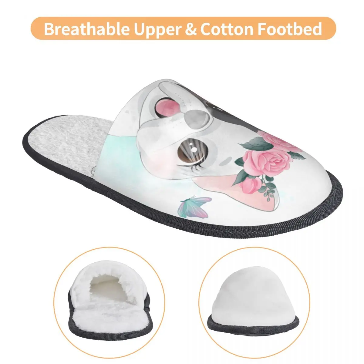 Kawaii Schattige Franse Bulldog Puppy Mannen Vrouwen Harige Slippers Vrije Tijd Pantoufle Homme Thuis Slippers