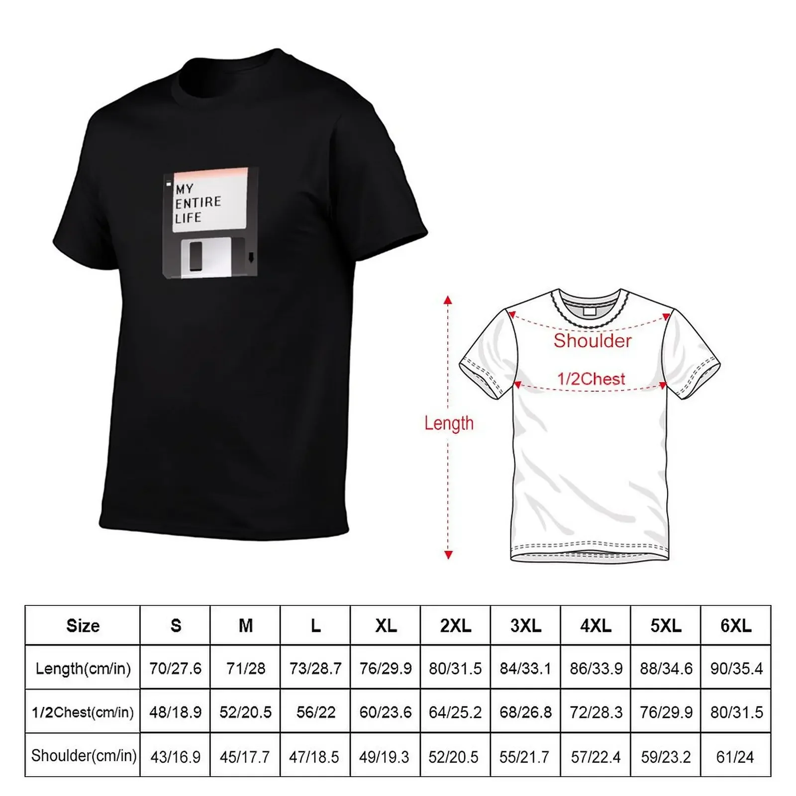 Chuck Bartowski My Entire Life T-Shirt korean fashion quick drying custom t shirt shirts graphic slim fit t shirts for men