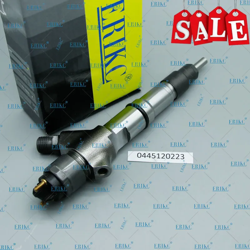 

ERIKC 0445120223 612600080971 Common Rail Fuel Diesel Injector for Shanqi Delong Foton Sinotruck Weichai WD10