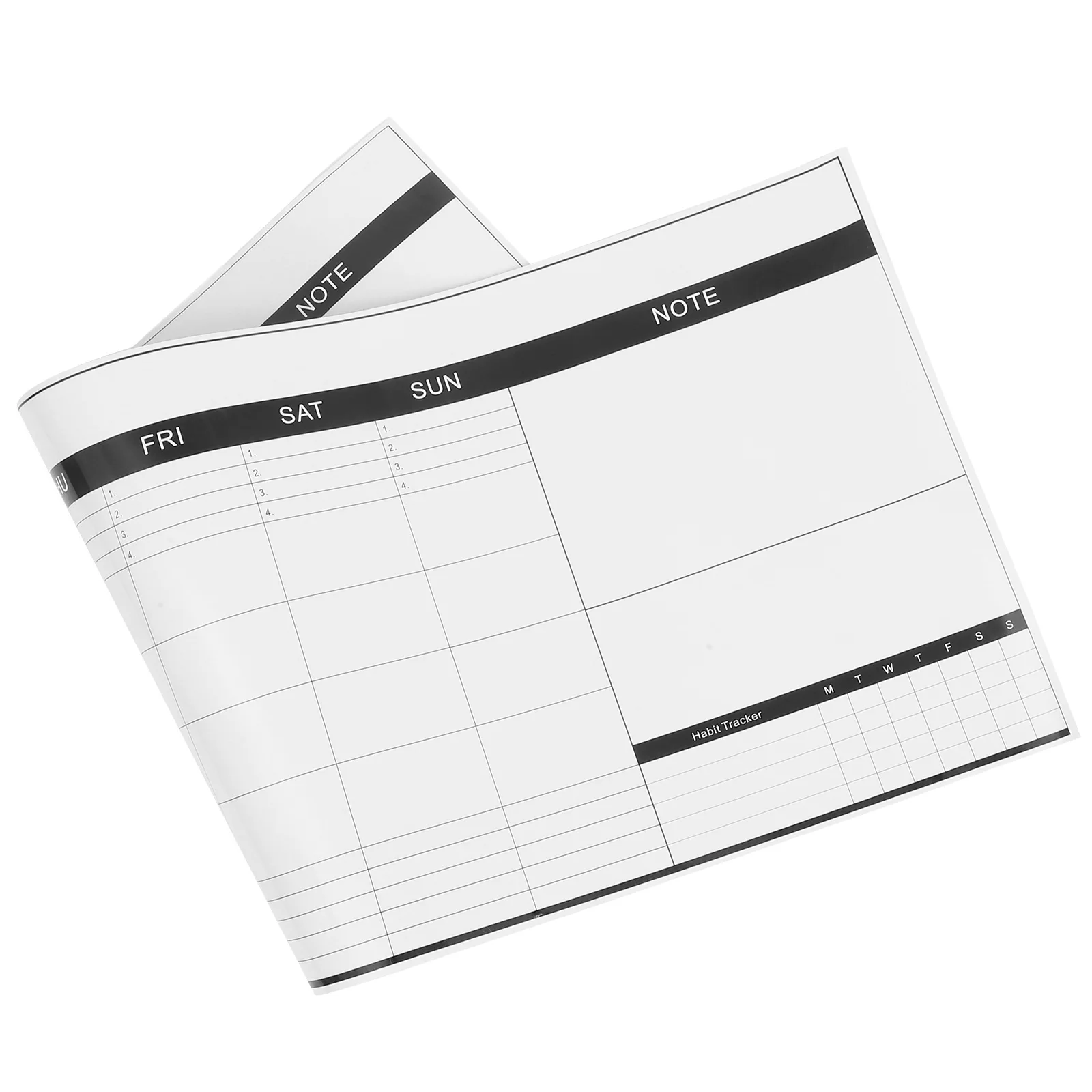 

Erasable Whiteboard Dry Erase Blackboard for Wall Fridge Rewritable Planner Schedule Board Weekly Organizer Chart