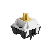 Akko Penguin Switch 5 Pin 50 ± 5gf Tactile Silent Switch Compatible with MX Mechanical Keyboard (45pcs)