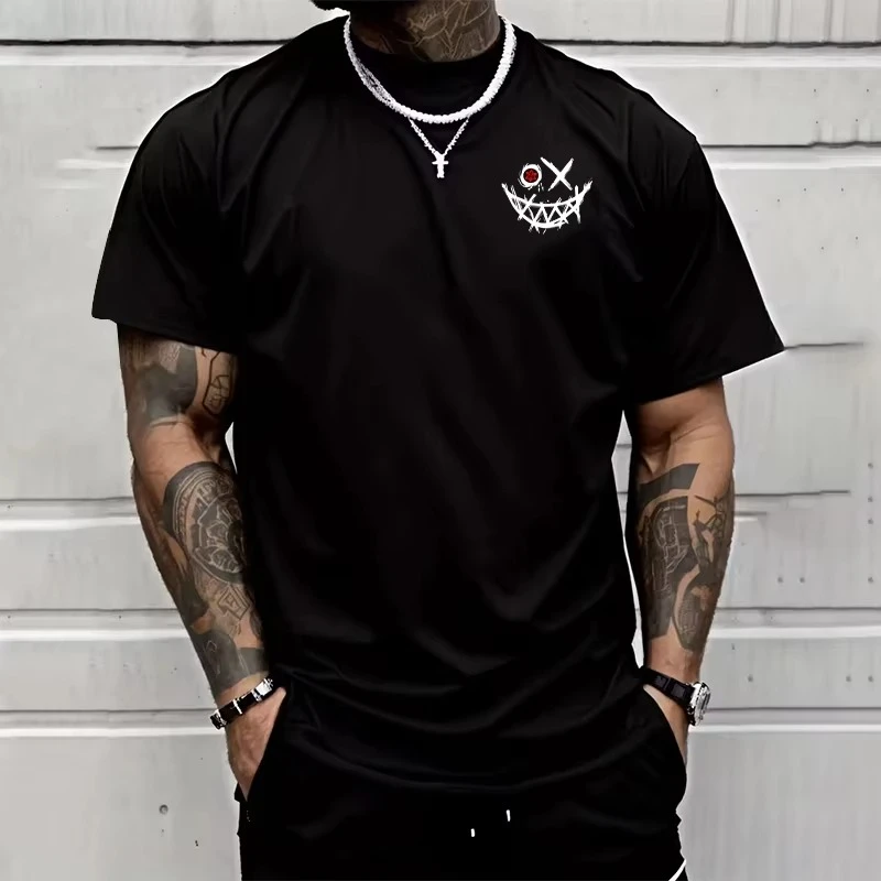 High Quality 100% Cotton O-neck Men T-shirt Breathable Casual Short Sleeve, UPS/FEDEX Air, 3-5Day Delivery