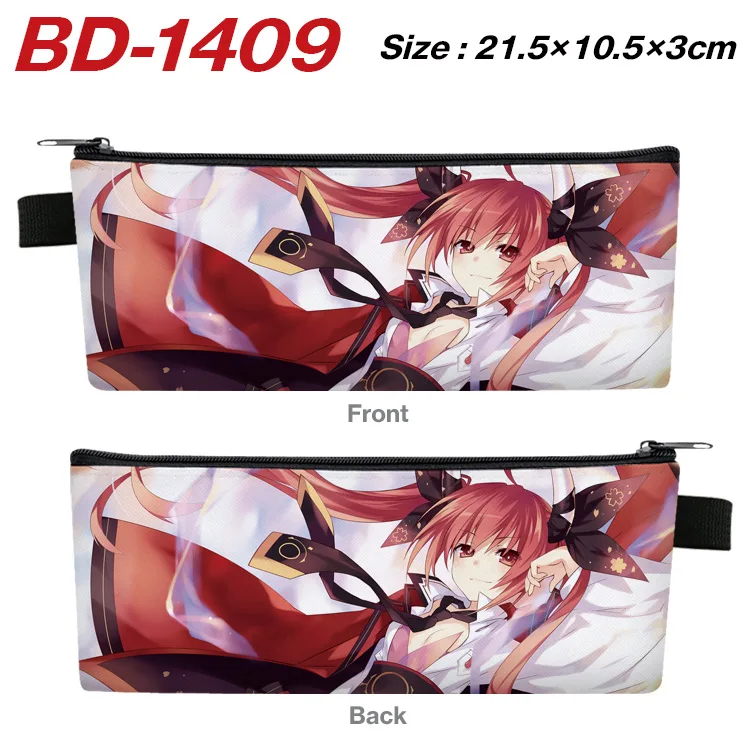 Date a Live Anime Cartoon portamatite portatile borsa portaoggetti cancelleria per studenti