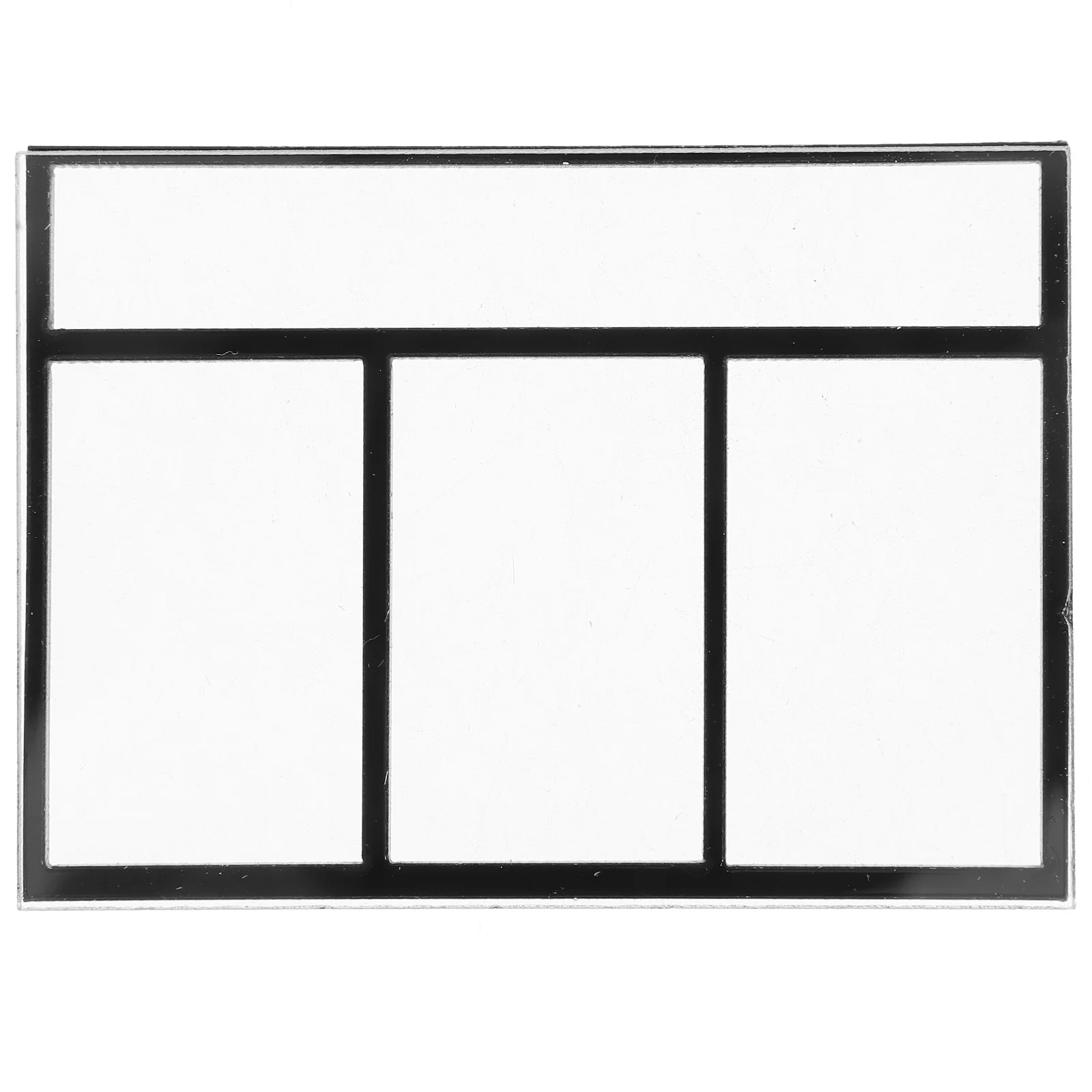 Mini ventanas de construcción para casa, marco de madera a pequeña escala, decoración para modelos arquitectónicos, estilo victoriano, Kits de manualidades para el hogar, 2 uds.