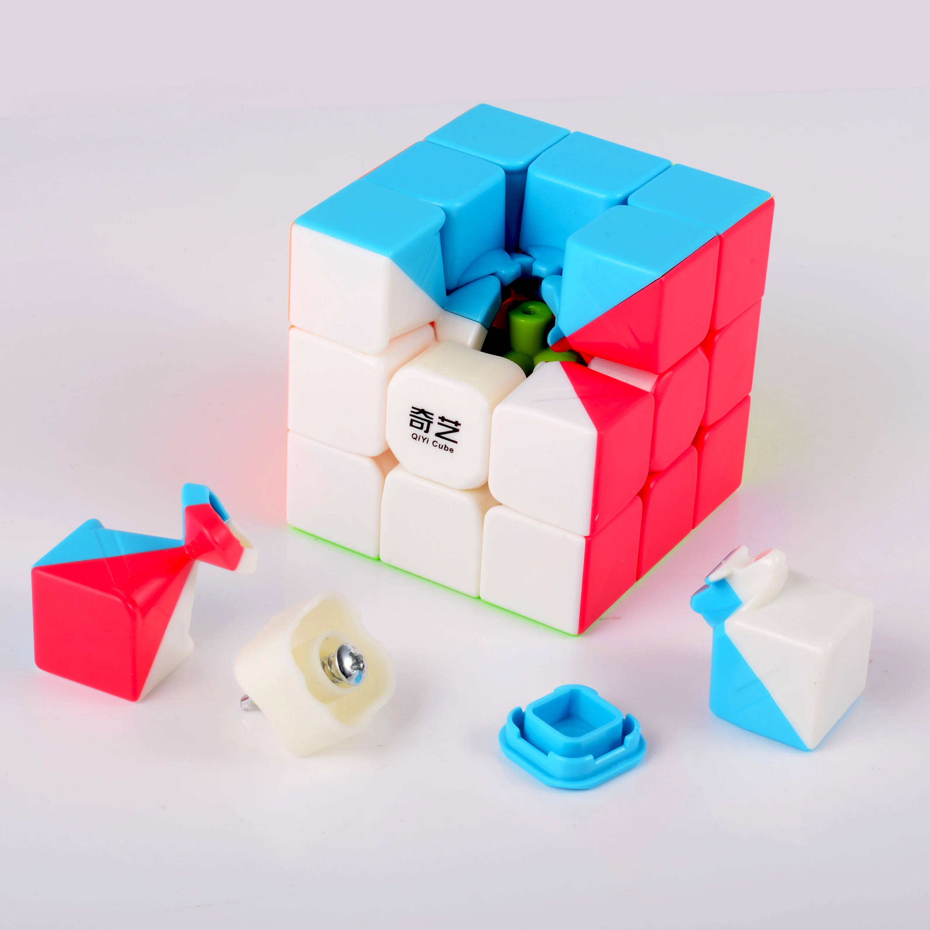 Qiyi Warrior W Colorful 3x3x3 Cube 3 Layers Magic Cube Profissional Competition Cubo 3x3 Neo Puzzle Speed Cube Toys For Children