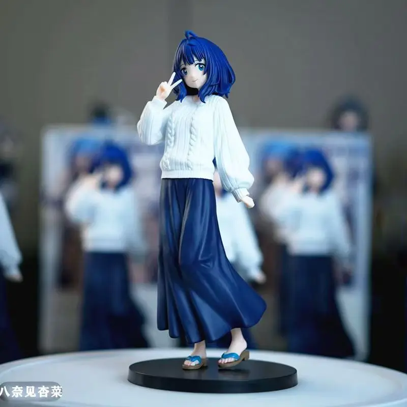 ฟิกเกอร์อนิเมะ ยานามิ อันนา โมเดล PVC ผมสีฟ้า ตุ๊กตาสะสมสาวน่ารัก ของเล่นสำหรับเด็กผู้หญิง ฟิกเกอร์แอคชั่น ของขวัญคริสต์มาส