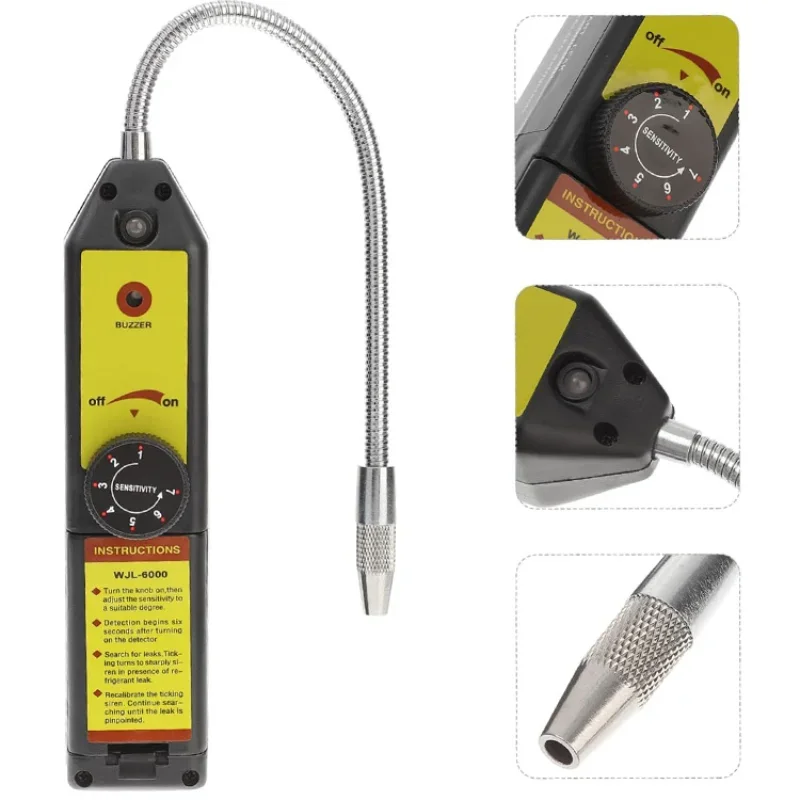 

VA104 Halogen Leak Detector Air Conditioning Leak Detector Freon Snow Refrigerant Automotive Air Conditioning Tester
