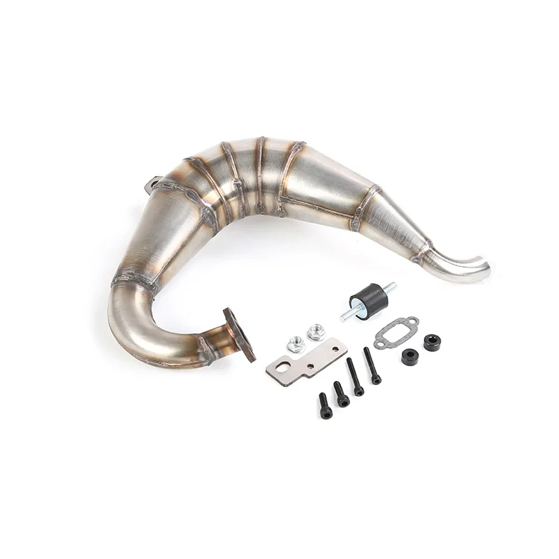 ROFUN 1/5 model remote control car multi section twisted stainless steel exhaust pipe (suitable for F5 RF5 T5)