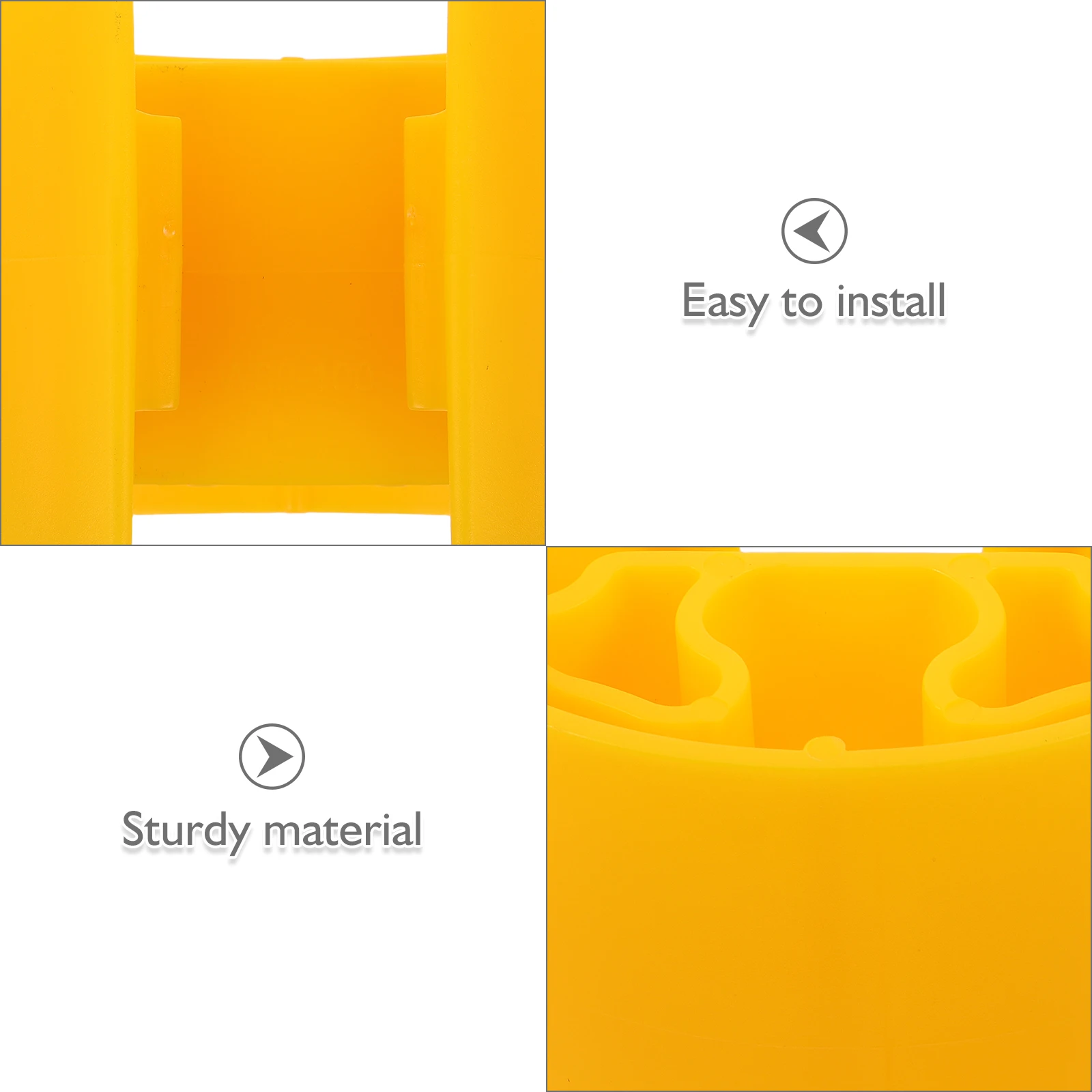 مستودع العمود حامي الرف الزاوية التفاف عمودي آخر تأثير الحرس شعاع بلاستيكي غطاء أمان لرف التخزين الصناعي #6